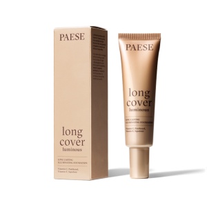Fond de ten luminos Paese Long Cover Luminous, Hidratare & Vitamina C, 1.5W Beige, 30ml