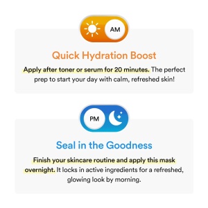 Masca gel cu colagen vegan și extract de Heartleaf pentru hidratare și calmare Abib Collagen gel mask Heartleaf jelly, 35g - Img 11