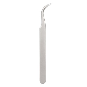 Pensetă profesională curbată pentru extensii de gene Dancing Swan A3 – Izolare și Aplicare de Precizie - Img 4