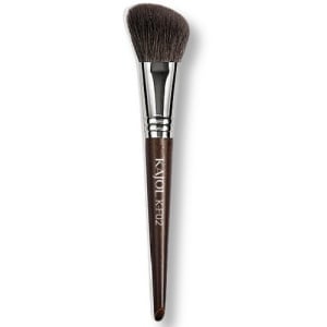 Pensula profesionala pentru aplicarea fardului de contur, din par fin de capră, K-F02, KAJOL Beauty™