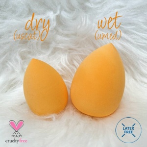 Set 2 buretei pentru machiaj TEARDROP MAKE-UP SPONGE, non-latex, KAJOL Beauty® - Img 2