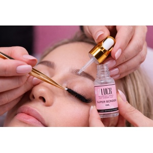 ULUCK Super Bonder pentru Extensii Gene – Fixator Profesional Retenție Lash Extensions, 10ml - Img 2
