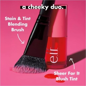 Blush Lichid și Tint pentru Buze e.l.f. Sheer For It – 83695 Mauve Actually, Mov, 6,8 ml - Img 5