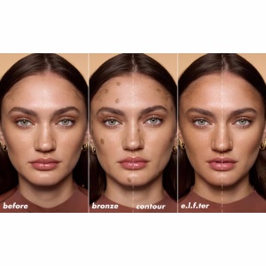 Bronzer și Contur Lichid e.l.f. Camo Liquid Bronzer & Contour – 2 Fair/Light, 4 ml - Img 5
