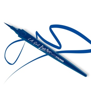 Eyeliner pentru ochi L.A. GIRL Line Art Matte Eyeliner Pen Cobalt, 0.4ml - Img 1