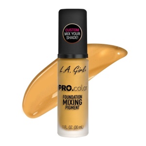 L.A Girl PRO Color Mixing Pigment adjuster pentru fondul de ten Yellow, 30ml