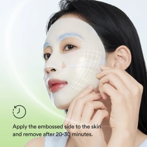 Masca gel cu colagen vegan și extract de Heartleaf pentru hidratare și calmare Abib Collagen gel mask Heartleaf jelly, 35g - Img 2