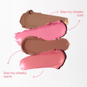 Paletă Cremoasă Duo Paese Kiss My Cheeks: Blush & Contur Cold, 15g - Img 3
