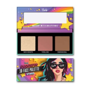 Paleta farduri pentru fata RUDE NoFilter 3D Face Palette Stars, 9.9g - Img 1