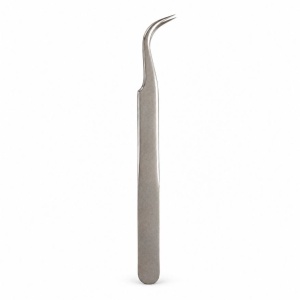 Pensetă profesională curbată pentru extensii de gene Dancing Swan A3 – Izolare și Aplicare de Precizie