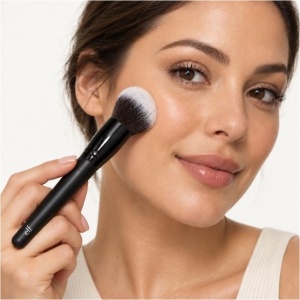 Pensulă pentru fond de ten e.l.f. Buffing Foundation Brush – Aplicare și Estompare - Img 3