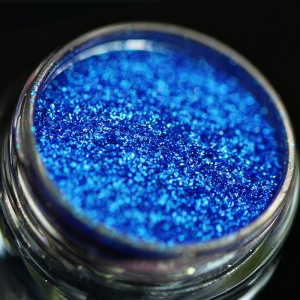 Pigment PK09(albastru regal) Sparkle/Microglitter pentru machiaj KAJOL Beauty, 1g - Img 1