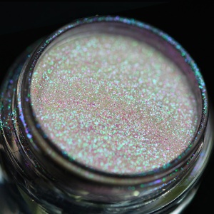 Pigment PK57(translucid cu irizatii verzi-roz) Sparkle/Microglitter pentru machiaj KAJOlBeauty, 1g - Img 1