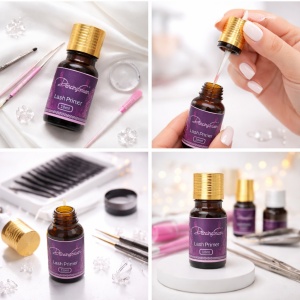 Primer profesional pentru gene, aderență maximă, DancingSwan Lash Primer, 10 ml - Img 2