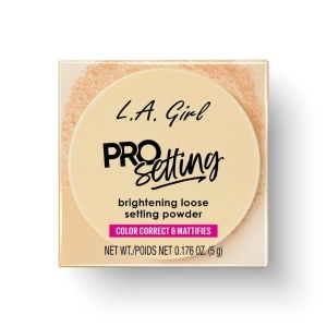 Pudră pulbere de fixare aatifiantă L.A. Girl PRO Setting Brightening – 735 Translucent, 5g - Img 4