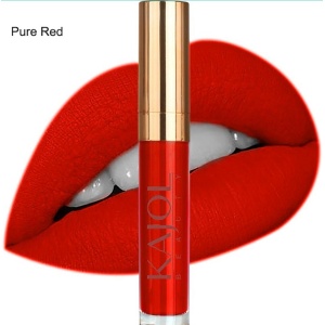Ruj lichid mat, waterproof si ultrarezistent la transfer KAJOL Beauty matISTIQUE Pure Red, 8ml