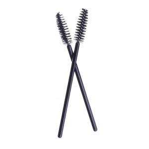 Set multicolor de 50 periute mascara pentru extensii de gene si stilizarea sprancenelor, Negru