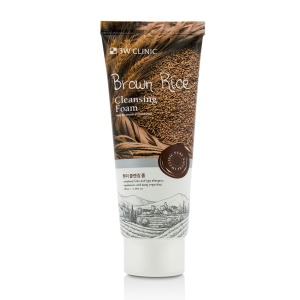 Spuma de curatare pentru ten cu orez brun 3W Clinic Cleansing Foam, 100ml - Img 1