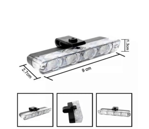 kit 8x Stroboscoape cu LED 12V, lumina galbena - Img 2