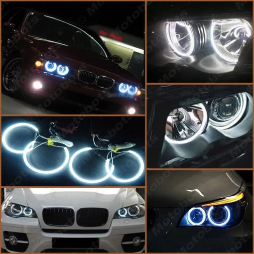 Kit Angel eyes ccfl E36, E38 ,E39 ,E46 far cu lupa - Img 4
