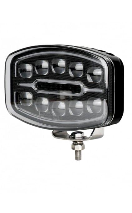 Proiector led universal de mare putere, 12V - 24V, cu lumină DRL alb-galben, - Img 3
