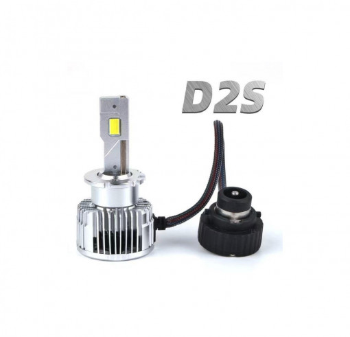 Set 2 Becuri LED DS, CANBUS, 6500k, 1:1 cu originalul, plug and play, D1,D2,D3 21.000 lm, + LEDURI POZITIE SAU NUMAR GRATIS - Img 3
