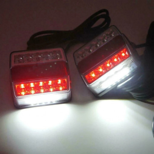 Set 2 lampi led universale pentru remorca 12v-24v - Img 2