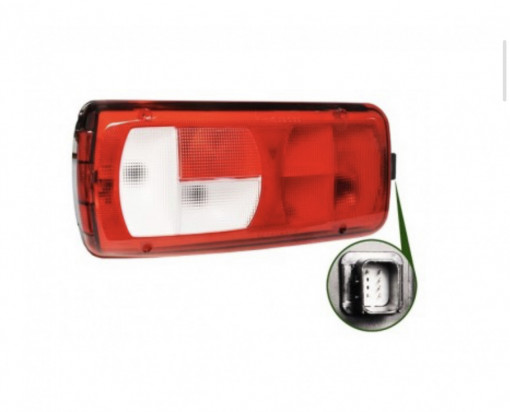 Set 2 Lampi spate stop DAF CF 75/ 85, 95 XF 105,Crafter, cu lampa numar, cu mufa HDSCS 2013-2019