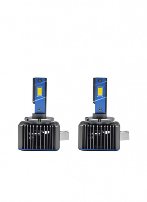 Set 2 leduri d3s canbus pentru conversie xenon-led, 55w,10.000 lm.,+ LEDURI POZITIE SAU NUMAR GRATIS - Img 3