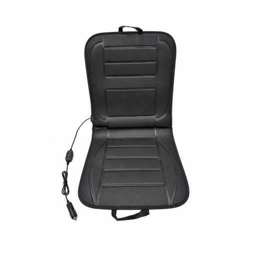 Husa auto scaun cu incalzire electrica 12V , 97x47 cm neagra - Img 4
