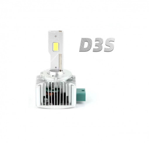 Set 2 Becuri LED DS, CANBUS, 6500k, 1:1 cu originalul, plug and play, D1,D2,D3 21.000 lm, + LEDURI POZITIE SAU NUMAR GRATIS - Img 4