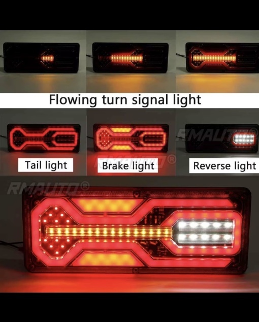 set 2 lampi led cu semnalizare dinamica 12v-24v 33 cm x 13cm - Img 4