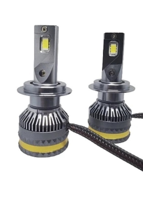 Set 2 leduri H7 super-canbus, 100w, 15.000lm , alb 6000k, + LEDURI POZITIE SAU NUMAR GRATIS - Img 2