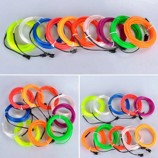 Fir neon 1m albastru - Img 3