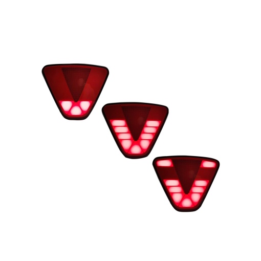 Lampa stop LED pentru frana cu flash tip F1 Lumina: rosie - Img 3