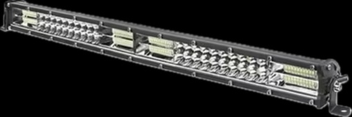 Led bar 2 randuri x 56cm , 224w, 12v-24v, alb 6000k - Img 2