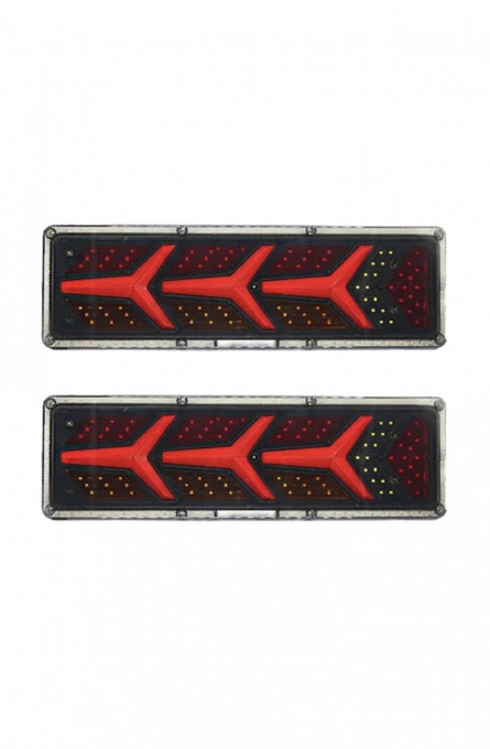 set 2 lampi led cu neon si semnalizare dinamica 12V-24v L=46CM - Img 2