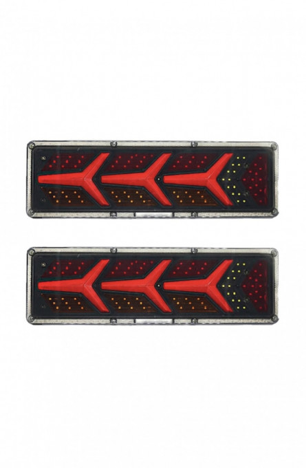 set 2 lampi led cu neon si semnalizare dinamica 12V-24v - Img 2