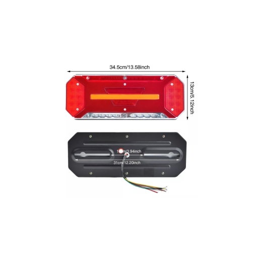 set 2 lampi led cu semnalizare dinamica 12v-24v 34,5cm x 13 cm - Img 2