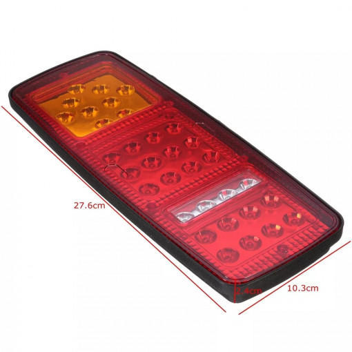 Set 2 lampi led pentru remorca/utilitatra, 12v-24v - Img 2