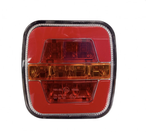 Set 2 Lampi stop LED patrate Premium 12-24V