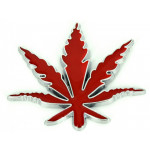 Emblema metalica "frunza" rosie