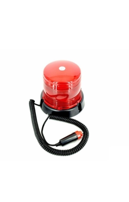 Girofar led 12v-24v cu magnet si mufa bricheta -Rosu, portocaliu sau albastru - Img 2