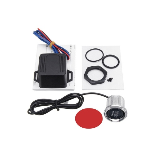 Kit buton pornire motor autoturism cu iluminare 12V - Img 3