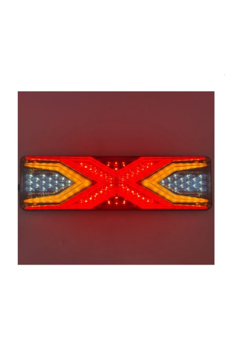set 2 lampi led cu semnalizare dinamica 12v-24v- 33cm x 13 cm - Img 2