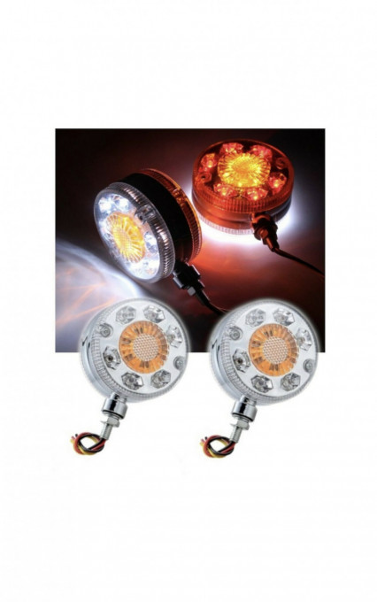 Set 2 x lampi cu led pentru oglinda 12-24V - Img 2