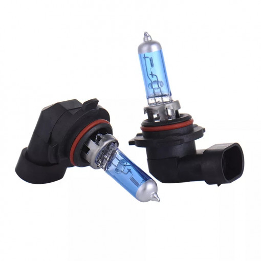 Becuri 12v halogen H9 super white +130% lumina alba - Img 3