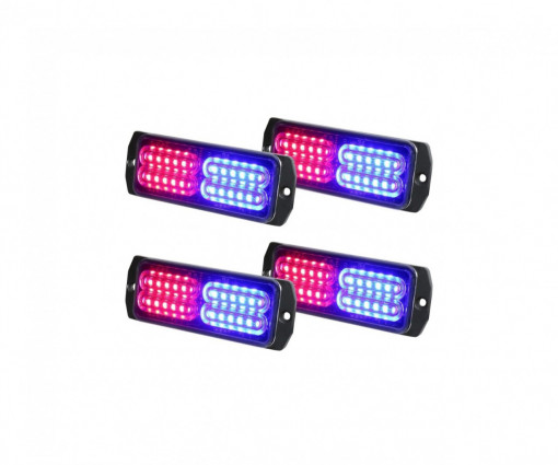 Lampa LED profesionala stroboscopica 12V-24V , 24LED , 3 culori disponibile - Img 2