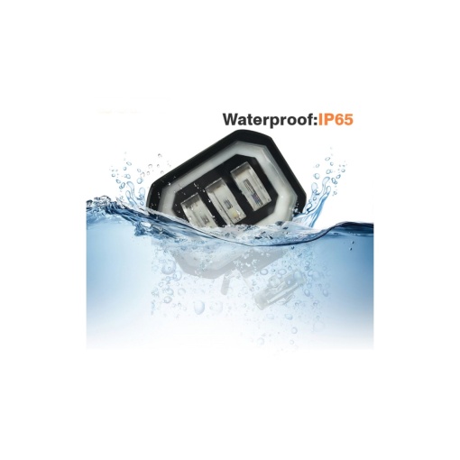 Proiector LED cu Angel Eyes DRL lumina alba 30W,12v-24v - Img 3