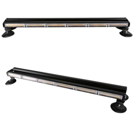 Rampa Led 216w , fata-spate de avertizare 12 module cu prindere magnetica 12-24V - Img 2